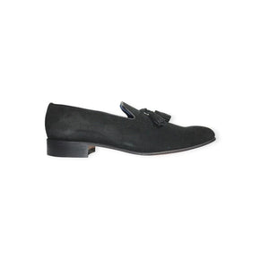 Barker Formal Shoes Size Uk Eight & Half Barker Slip On Suede Black (7497794355289)