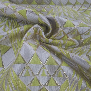 BROCADE Dress Fabrics Alexa Brocade Fabric Yellow 150cm (7475537477721)