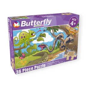 Butterfly Tech & Office Butterfly A4 Wooden Puzzle 36 Piece (7315252379737)