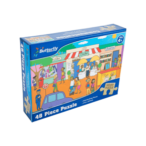 Butterfly Tech & Office Butterfly Wooden Puzzle A4 48 Piece Assorted Designs (7315226460249)