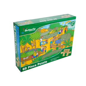 Butterfly Tech & Office Butterfly Wooden Puzzle A4 60 Piece Assorted Designs (7315225575513)