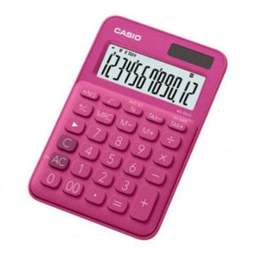 CASIO CALCULATOR Casio 12-Digit Mini Desk Calculator Red MS-20UC-RD (7400584314969)