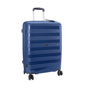 CELLINI Luggage Cellini Sonic Medium 4 Wheel Trolley Case Midnight Blue (7471541682265)