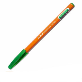 Claro Croma School Stationery Claro Croma Plus 0.7MM Ball Point Pen Green Box of 50 (7409419288665)