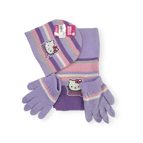 Disney kids Beanie Hello Kitty Basic Beanie, Scarf & Glove Set (7293095379033)
