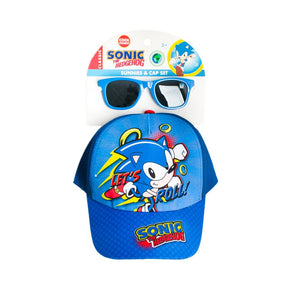 Disney kids Beanie Sonic The Hedge Peak Caps & Sunnies Set (7461483544665)