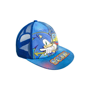 Disney kids Beanie Sonic The Hedgehog Flat Bill Trucker Cap (7461014241369)