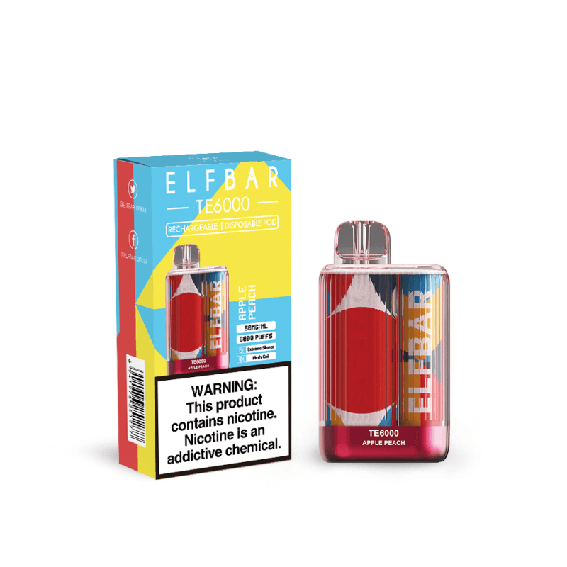 Elfbar Elf Bar TE 6000 Apple Peach (7397895864409)