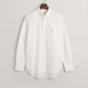 GANT Shirts Gant Regular Fit Poplin Shirt White (7637157019737)