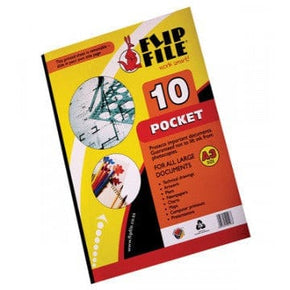 Kangaroo School Stationery Flip File Kangaroo Display File Book A3 10 Pocket BA11031 (7395513860185)