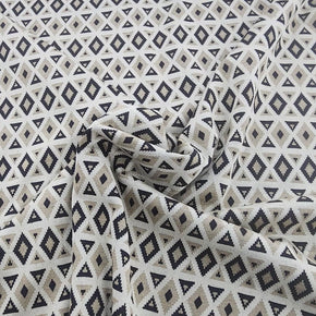 KNITS Dress Fabrics Polyester Spandex Jacquard Tribal Fabric 150 cm (7613970972761)