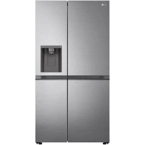 LG Refrigerators LG 617L Side by Side Fridge Platinum Silver GC-L257SLXL (7409844355161)