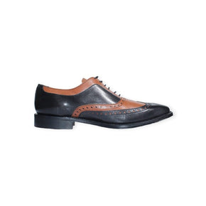 MHC World Formal Shoes Size Uk Nine Barker Formal Royal Black Calf Tan Shoe (7497795371097)