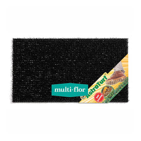 MULTI-FLOR DOOR MATS Multi-Flor AstroTurf Door Mat Beautiful Black 40x70cm (6598272712793)