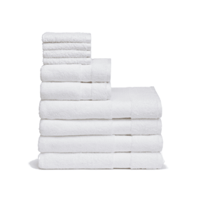 NORTEX TOWEL Face Cloth 30 x 30 Nortex Indulgence Towel White 630gsm (7513109823577)