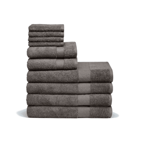 NORTEX TOWEL Face Cloth 30 x 30 Nortex Indulgence Towels Cloud Charcoal 630gsm (7513154617433)