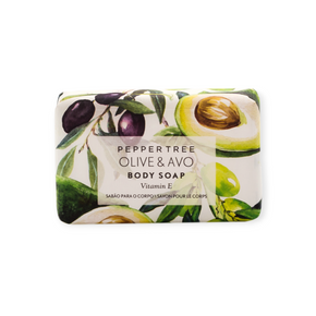 Pepper Tree SOAP DISH Pepper Tree Body Essentials Olive & Avo Body Soap 180g (7474152603737)