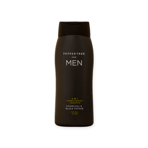 Pepper Tree Soap Pepper Tree Charcoal & Black Men's 2-in-1 Conditioning Shampoo 400ml (7475042713689)