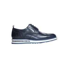 Polo Casual Shoes Polo Leather Brogue Casual  Lace Up Navy