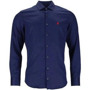 Polo Shirts Polo Custom Fit Greig Mens Shirt Navy (7525991579737)