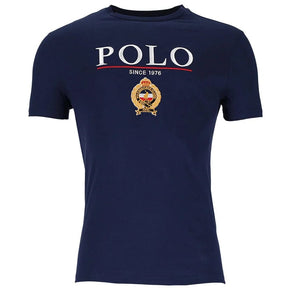 Polo T Shirt Polo Mens Equestrian Tee Navy (7336404910169)