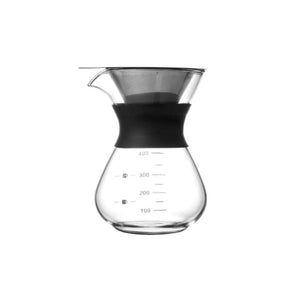 Regent Vacuum Regent Coffee Maker Pour Over Glass Carafe With Filter 6 Cup 400ml 21847 (7336053309529)