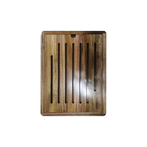 Regent wood Regent Acacia Bread Board With Removable Crumb Catcher 350x254x22mm 41843 (7335768457305)