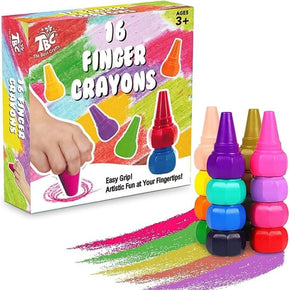 TBC Tech & Office TBC 16 Finger Crayons 16PC 2020 (7345851990105)