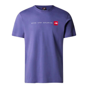 The North face T Shirt Size Extra Small The North Face Never Stop Exploring T Shirt Cave Blue (7503611560025)