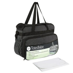 Totes Babe BABY BAG Totes Babe Vivir Diaper Bag 20L Black TB-1003-BK (7301194645593)