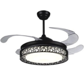 ceiling fans Retractable Fan Light 609 Black (6866249220185)
