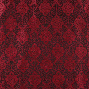 Curtaining Material Curtain Fabrics Silk Jacquard H290 Maron 5 (4737627291737)