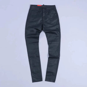 Cutty Jeans Size 28 Cutty Zaid Wax Coated Skinny Jean Black (7156918157401)