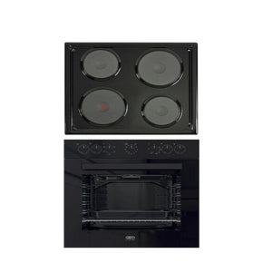 defy Oven & Hob Combo Defy 60cm Black Oven And Hob Box Set DCB822 (4696494342233)