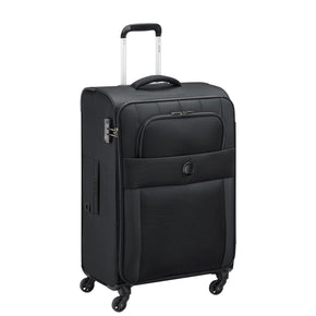 Delsey Luggage Delsey Cuzco Trolley Suitcase 68Cm Black (7222236807257)