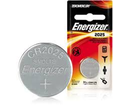 Energizer Batteries Eergizer CR2025 Lithium battery (2103531634777)