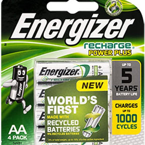 Energizer Batteries Energizer recharge power plus (4 pack) (2099958808665)