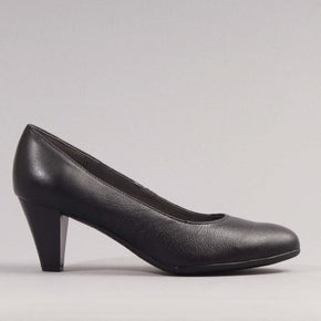 Froggie Court heel Froggie Ladies Shoes Black (7278221885529)