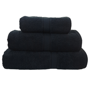Glodina TOWEL Face Cloth 30 x 30 Black Glodina Royal Shield Towel Black 485GSM (7006161240153)