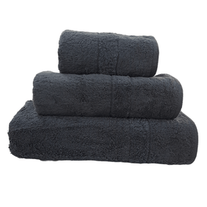 Glodina TOWEL Hand Towel  50 x 90  Charcoal Glodina Marathon Platinum  Charcoal Towel 610gsm (7006469292121)