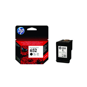 HP Tech & Office HP 652  Black Ink Cartridge F6V25AE (2061782679641)