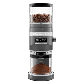 KitchenAid COFFEE GRINDER KitchenAid Coffee Grinder Medallion Silver 5KCG8433EMS (7279927230553)