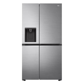 LG Refrigerators LG 674L Platinum Silver Side By Side Fridge GC-J257SLSS (7133502406745)