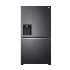 LG Side by side fridge LG 611Lt Matte Black Side by Side Refrigerator GC-J257SQKS (7173045321817)