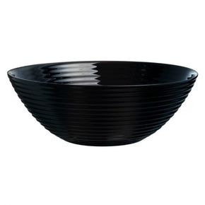 Luminarc PLATE Luminarc Harena Noir Glass Salad  Bowl  27CM (4718435696729)