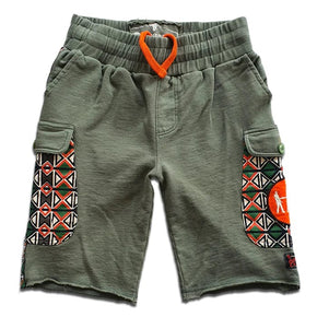 Magents shorts Size Small Magents Bhunxa Pat Stripe Shorts Olive (7196564127833)
