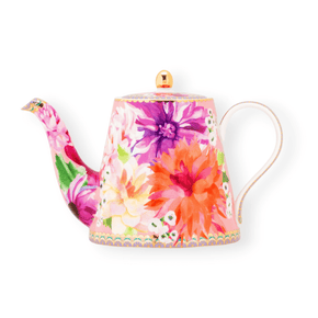 Maxwell & Williams MUGS Maxwell & Williams Dahlia Daze Teapot With Infuser 500ML Pink 500ml HV0352 (7269070078041)