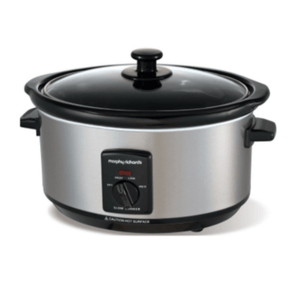 Morphy Richards SLOW COOKER Morphy Richards Slow Cooker Manual Ceramic Stainless Steel 3.5 Litre 170W (6778748534873)
