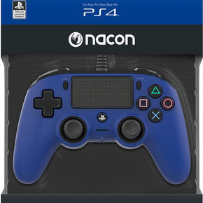 Nacon Tech Nacon - Wired Compact Controler for PS4 (Blue) (2061766197337)