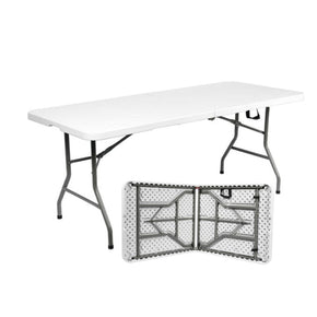 plastic Table Table Rectangular Event Fold In Half Table 180cm (2061631979609)